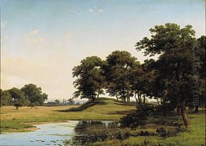 Summer in Dyrehaven, North of Copenhagen.