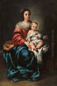 Virgin and Child, with rosary