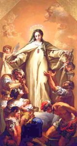 Virgin of Mercy of redeeming captives