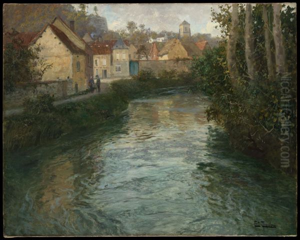 Picquigny Oil Painting by Frits Thaulow