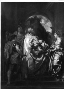 The Madonna of Vallicella adored by Saints Gregorius, Domitilla, Maurus, Papianus and Achilleus