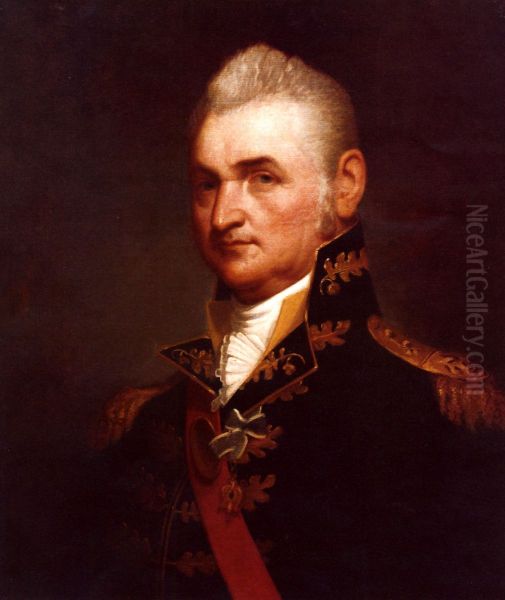 Portrait ofHenry Dearborn Oil Painting by Walter M. Brackett