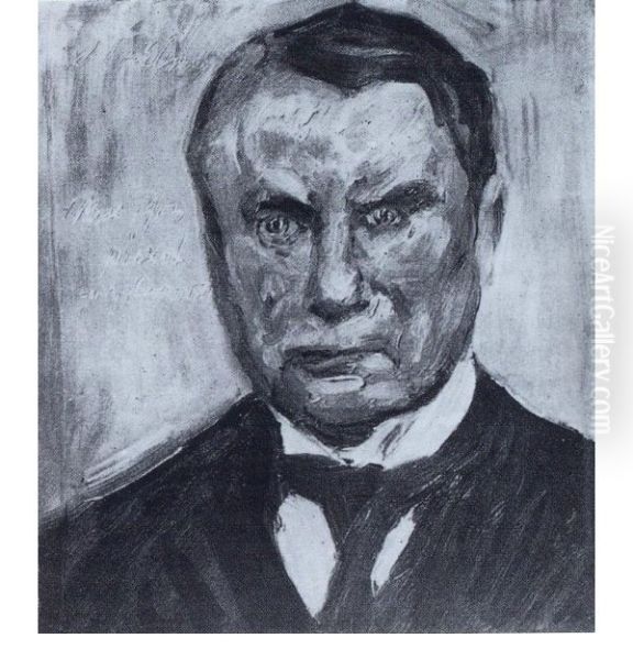 Portrat Wilhelm Trubner Oil Painting by Lovis Corinth
