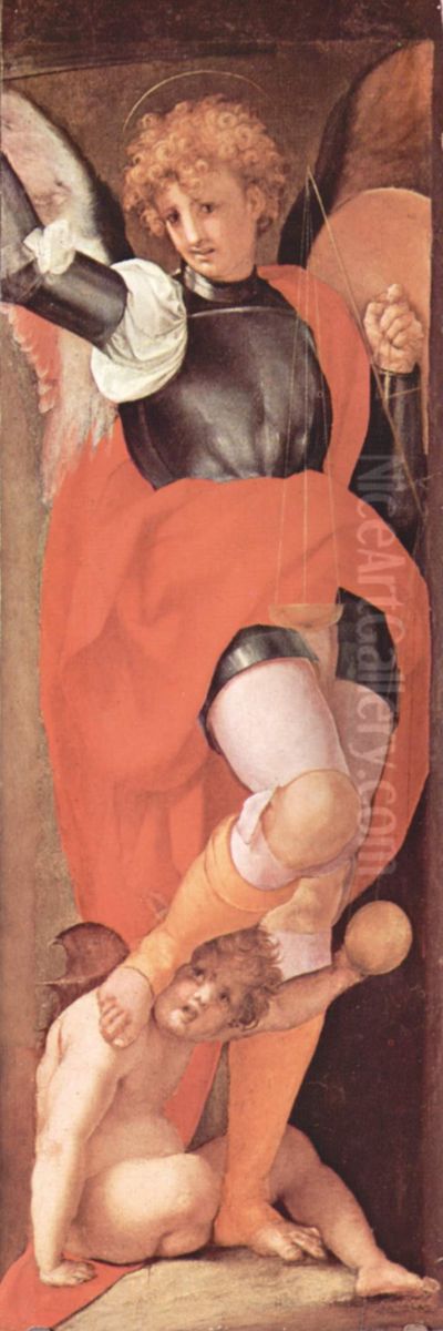 Archangel Michael Oil Painting by Pontormo