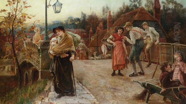 Belle of the village Oil Painting by Alice Havers