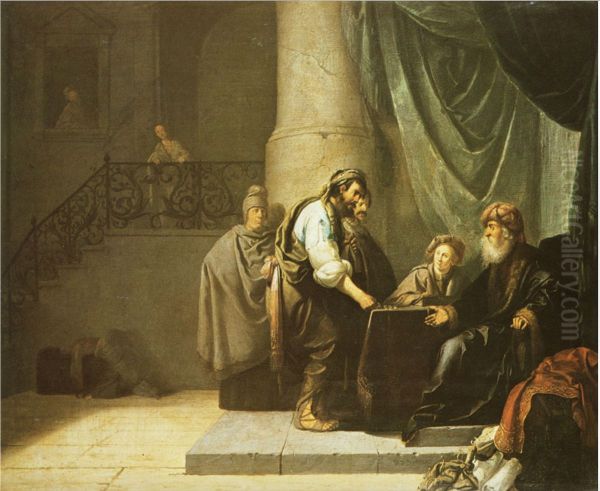 Parable of the Talents Oil Painting by Willem De Poorter