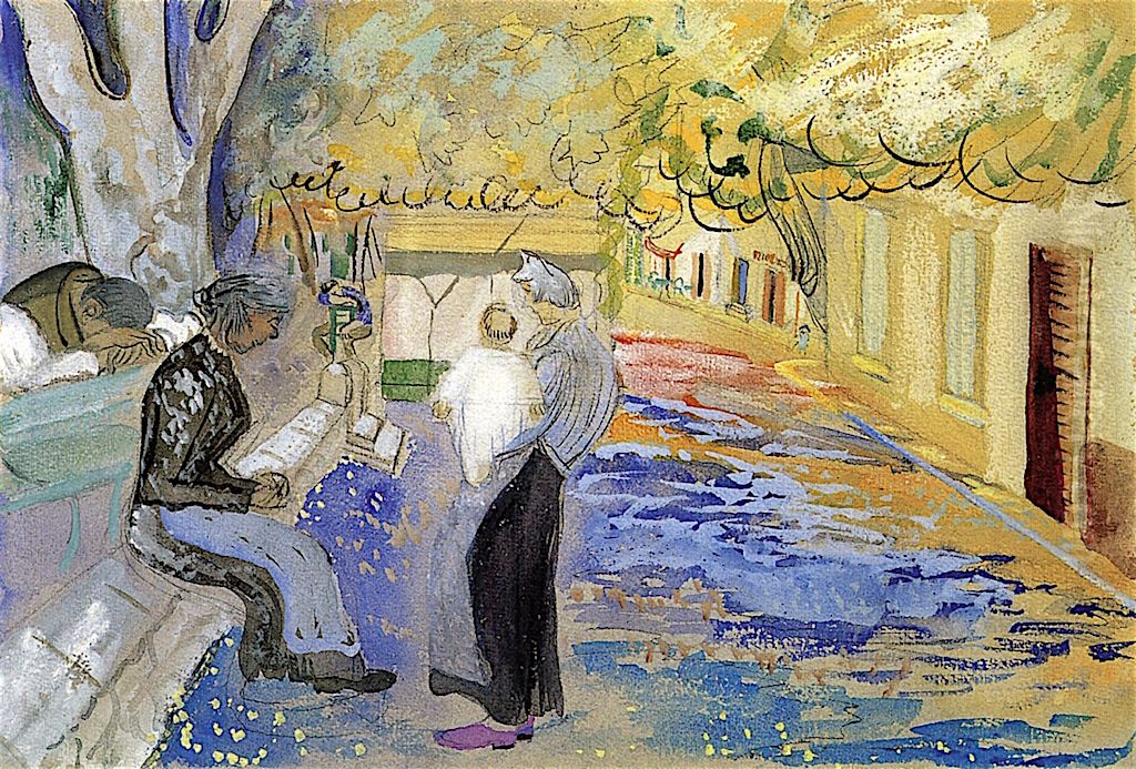 Under the Tree Oil Painting by Sigrid Hjerten