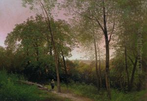 Walk Along a Path at Sunset, A