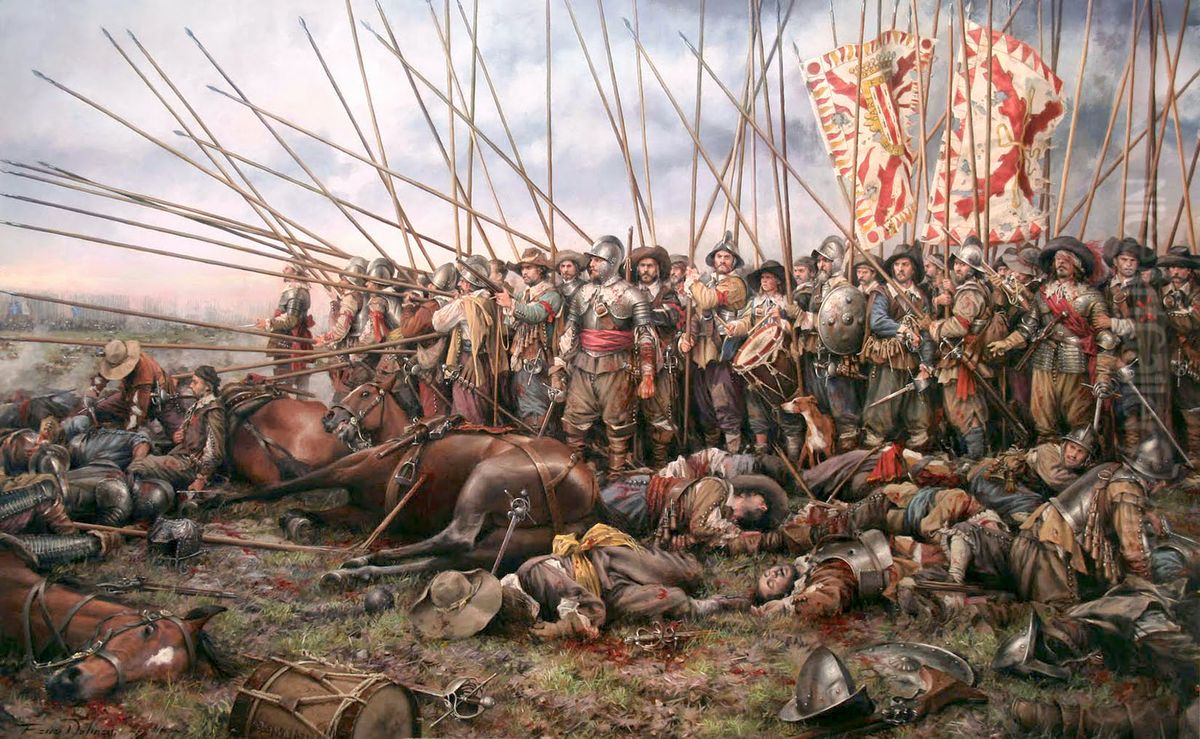 Rokrua. Poslednaa tercia Oil Painting by Augusto Ferrer-Dalmau