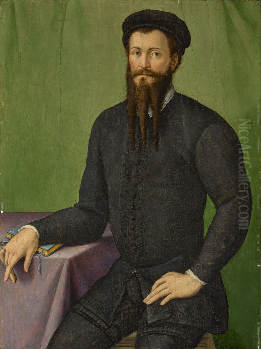 Portrait of Bartolomeo Compagni Oil Painting by Pier Francesco Foschi
