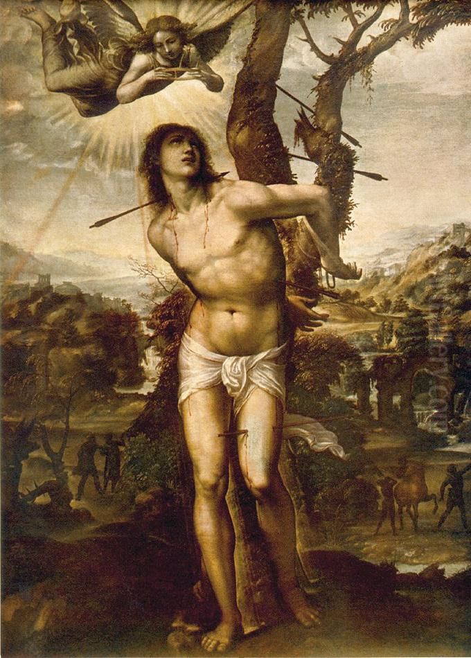 St Sebastian Oil Painting by Il Sodoma