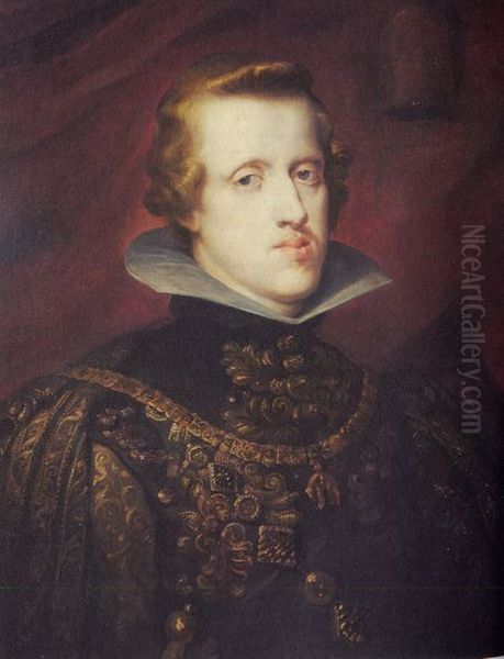 Portrait of Philip IV of Spain (1605-1665) Oil Painting by Peter Paul Rubens