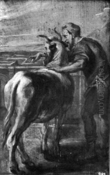 Daedalus and the labyrinth (Ovid, Metamorphoses, VIII, 152-168) Oil Painting by Peter Paul Rubens