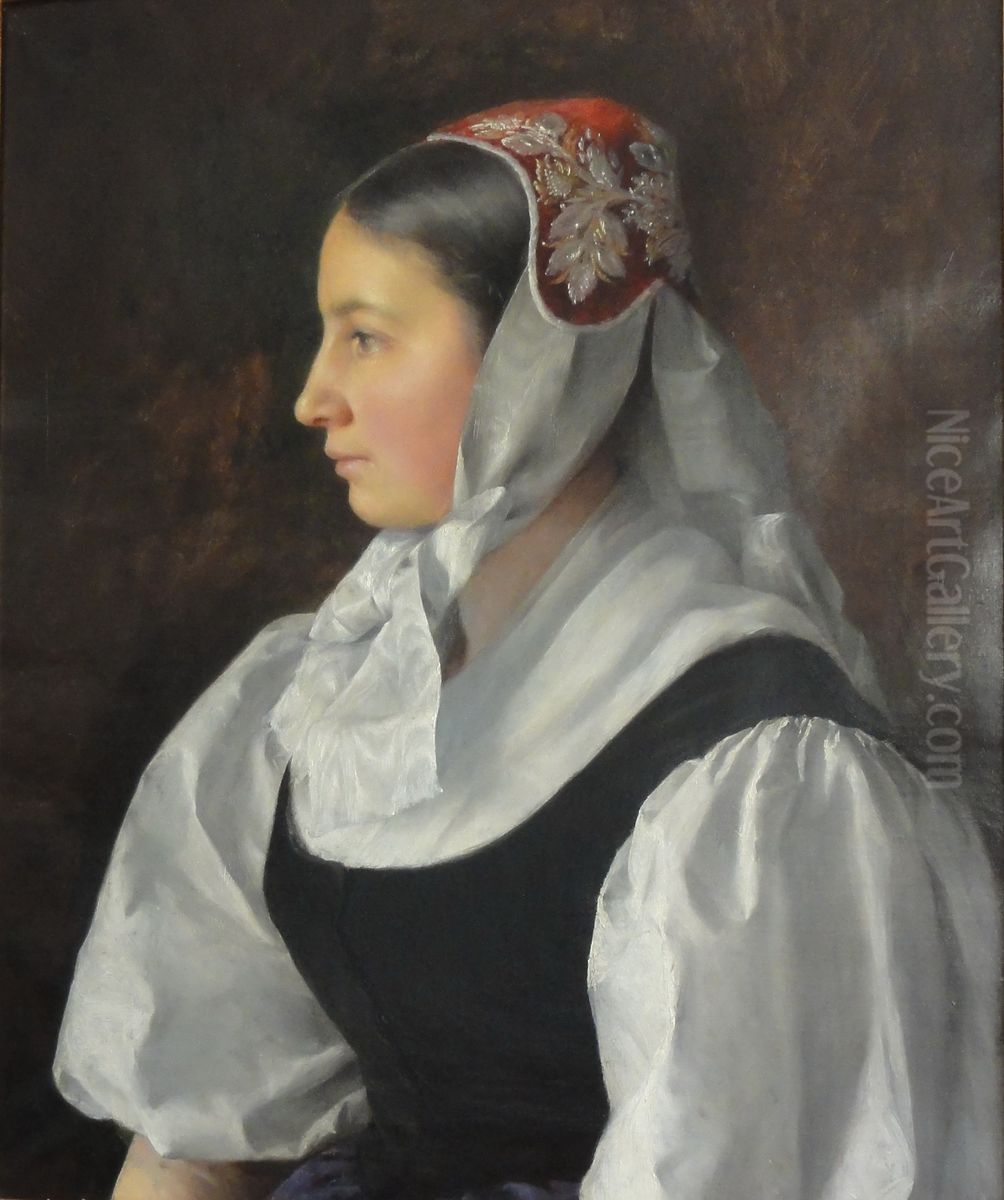 Diaichotte Oil Painting by Georges Bretegnier