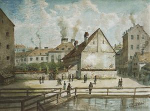 Der Pfisterbach in Munchen