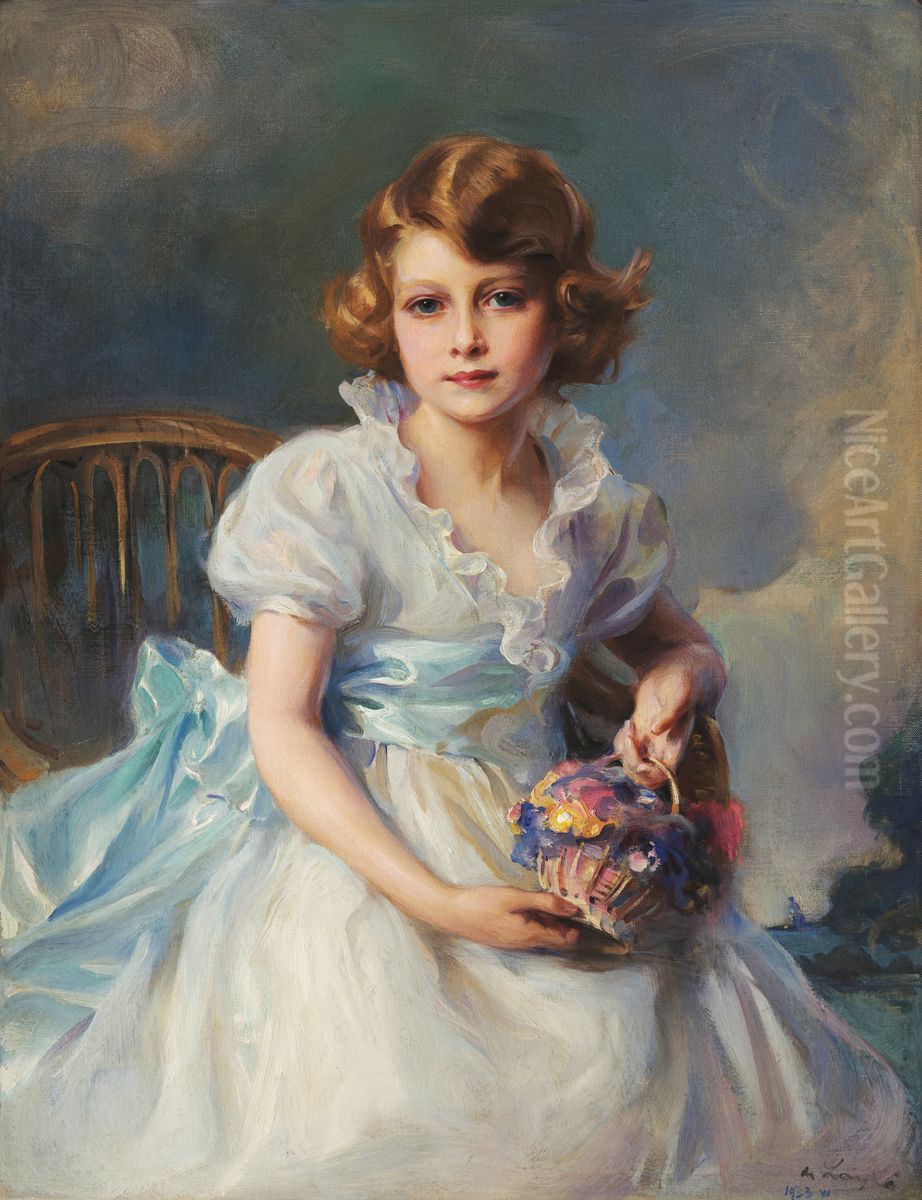 Princess Elizabeth of York Oil Painting by Philip de Laszlo
