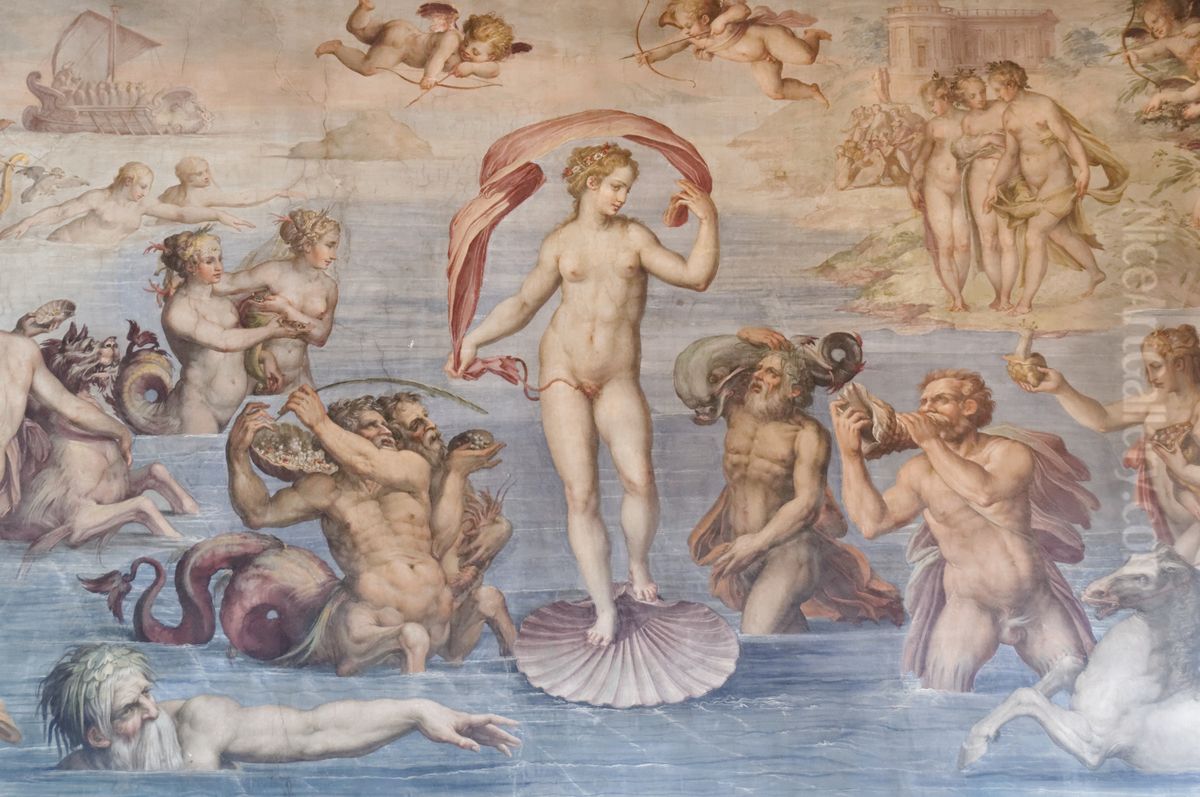 Nascita di Venere Oil Painting by Giorgio Vasari