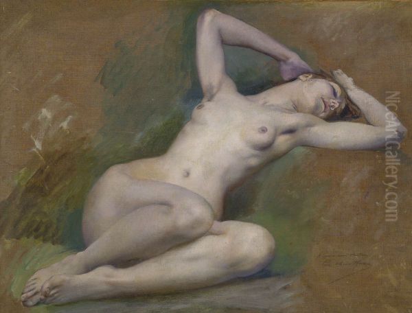 Gemalde von Luc-Olivier Merson Oil Painting by Luc-Olivier Merson