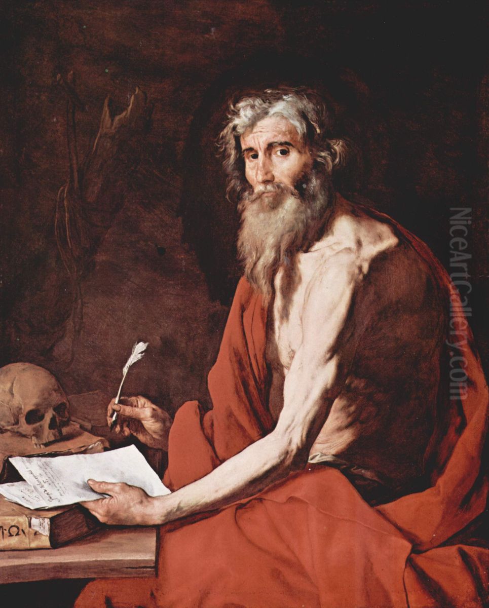 Saint Jerome Oil Painting by Jusepe de Ribera