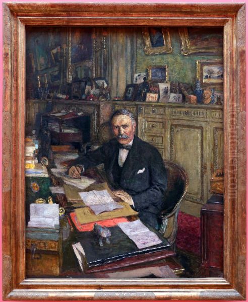 Louis Loucheur Oil Painting by Edouard Vuillard