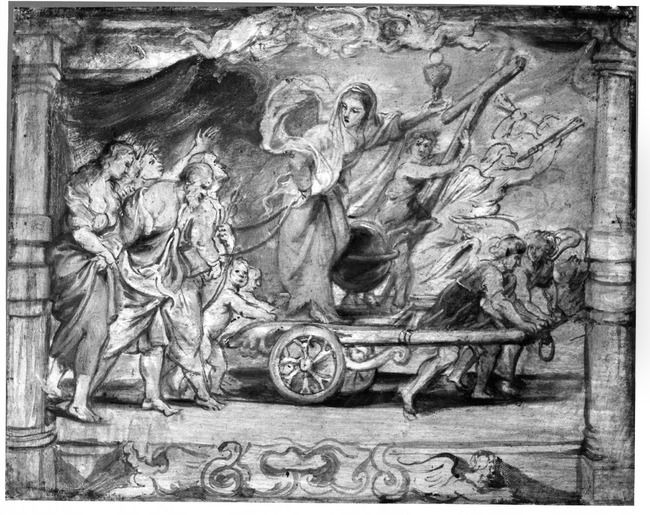 The triumph of faith Oil Painting by (studio of) Rubens, Peter Paul The triumph of faith Oil Painting by (studio of) Rubens, Peter Paul