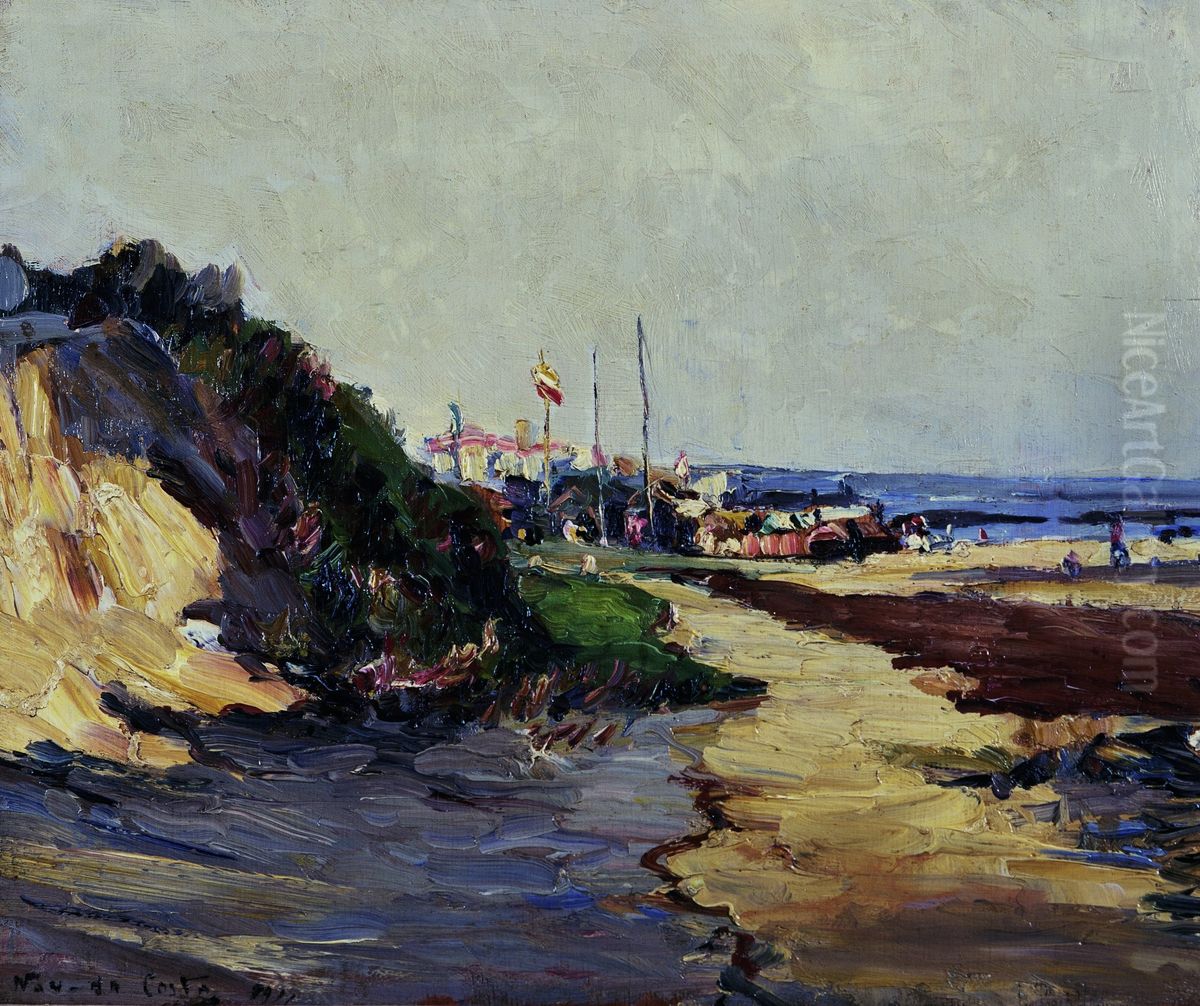 Seascape Oil Painting by Mario Navarro Da Costa