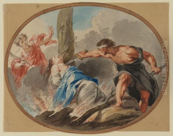 Martyrdom of Saint Lucy Oil Painting by Peter Paul Rubens
