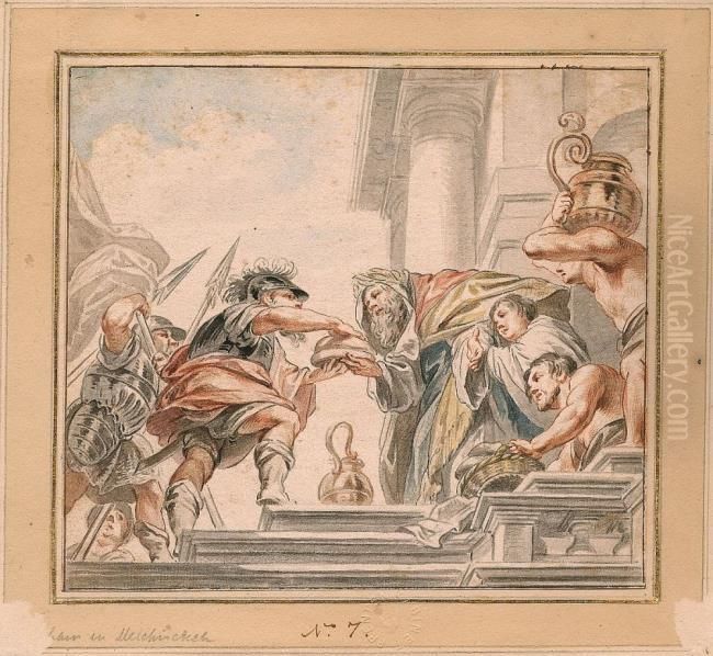 18-24) Oil Painting by (studio of) Rubens, Peter Paul