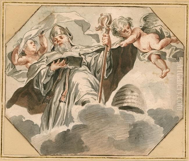 Saint Ambrose Oil Painting by (studio of) Rubens, Peter Paul