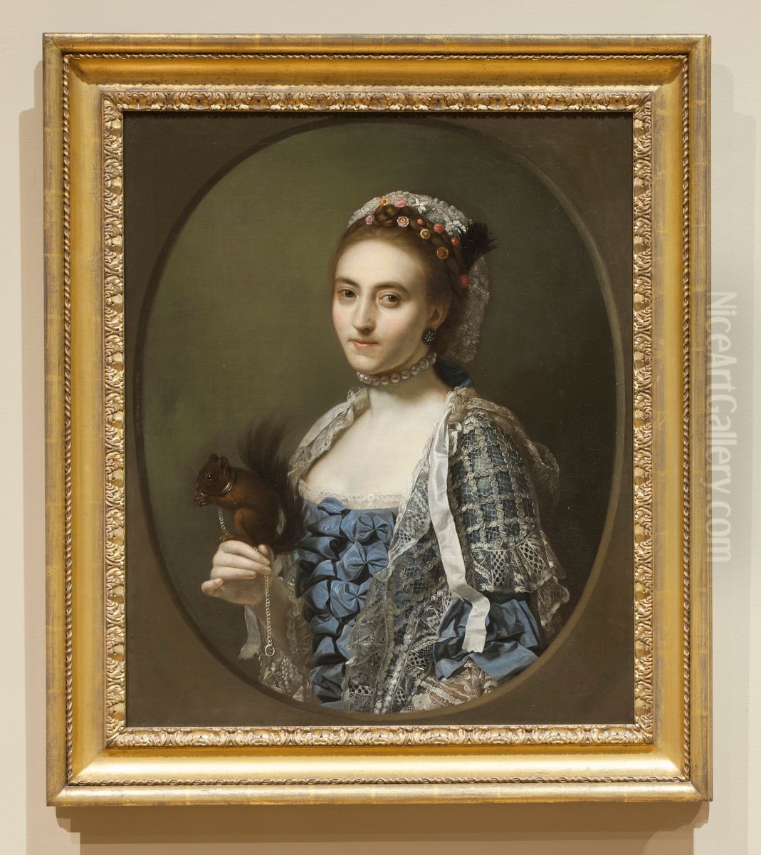 Portrait of Olive Craster Oil Painting by Nathaniel Dance-Holland