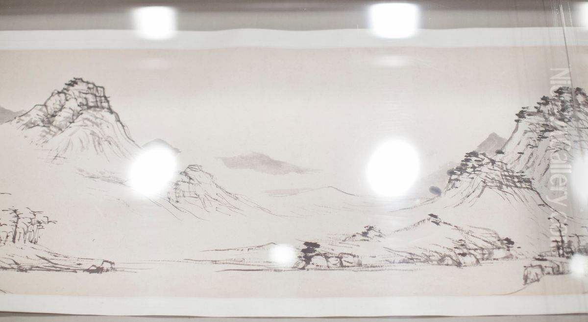 River Landscape Oil Painting by Li Liufang