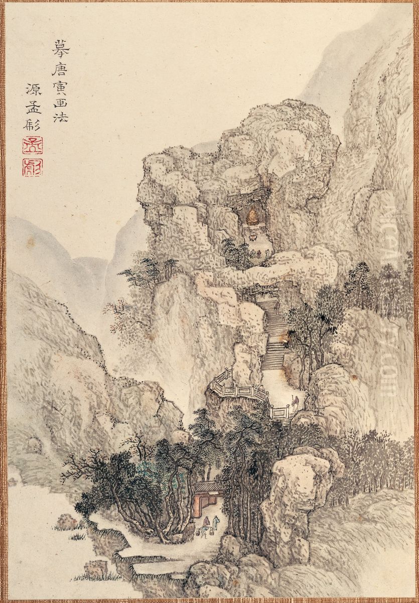 Album of Landscapes Oil Painting by Ko Fuyo