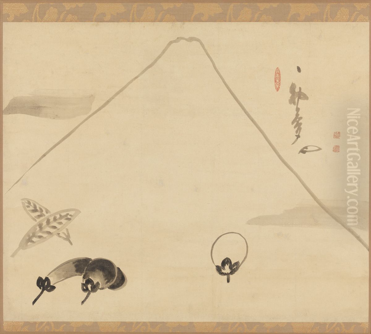 Dream of the New Year Oil Painting by Hakuin Ekaku