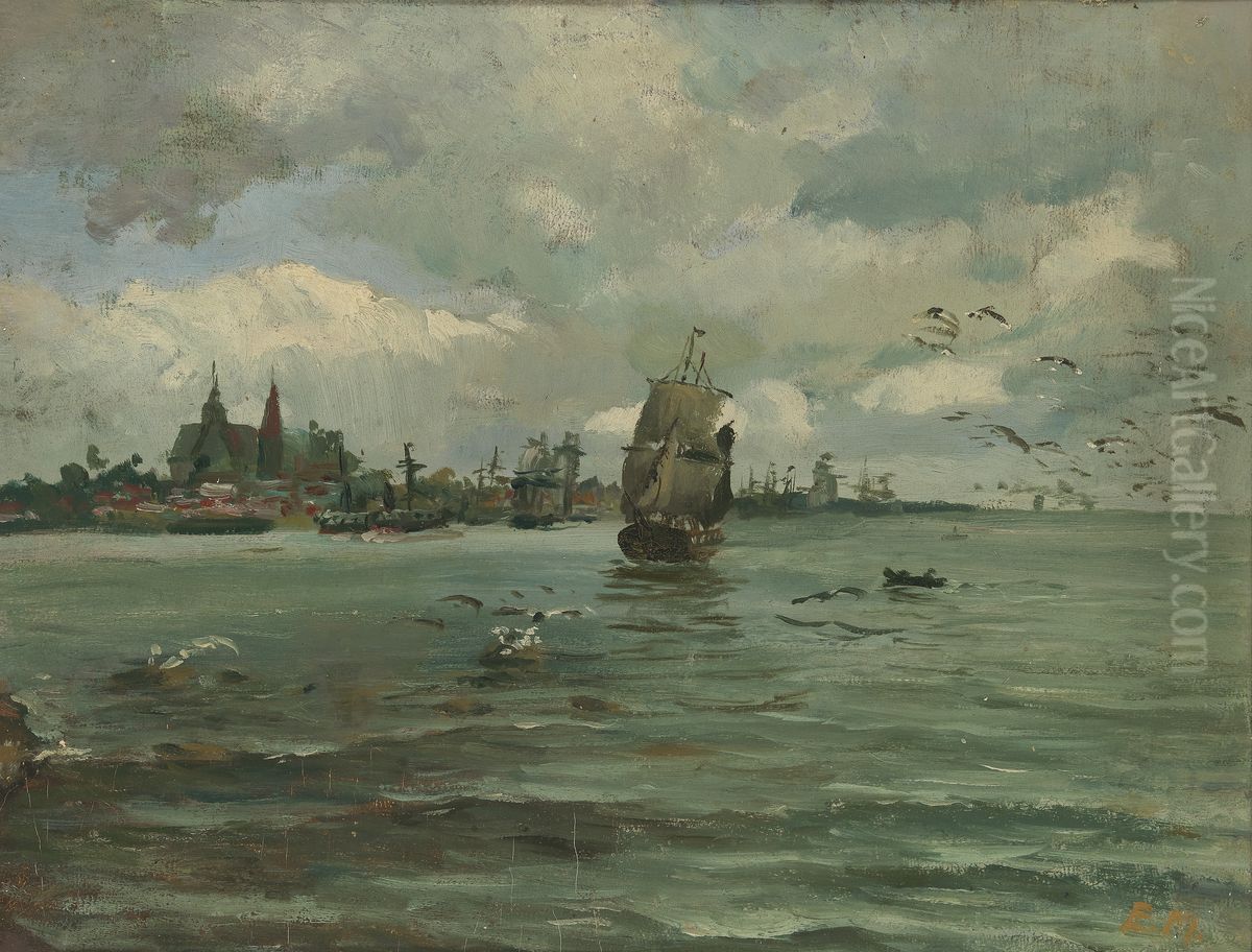 Seascape Oil Painting by Elias Muukka