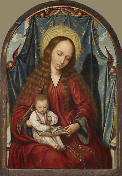 Maria met Kind Oil Painting by Quinten Metsys