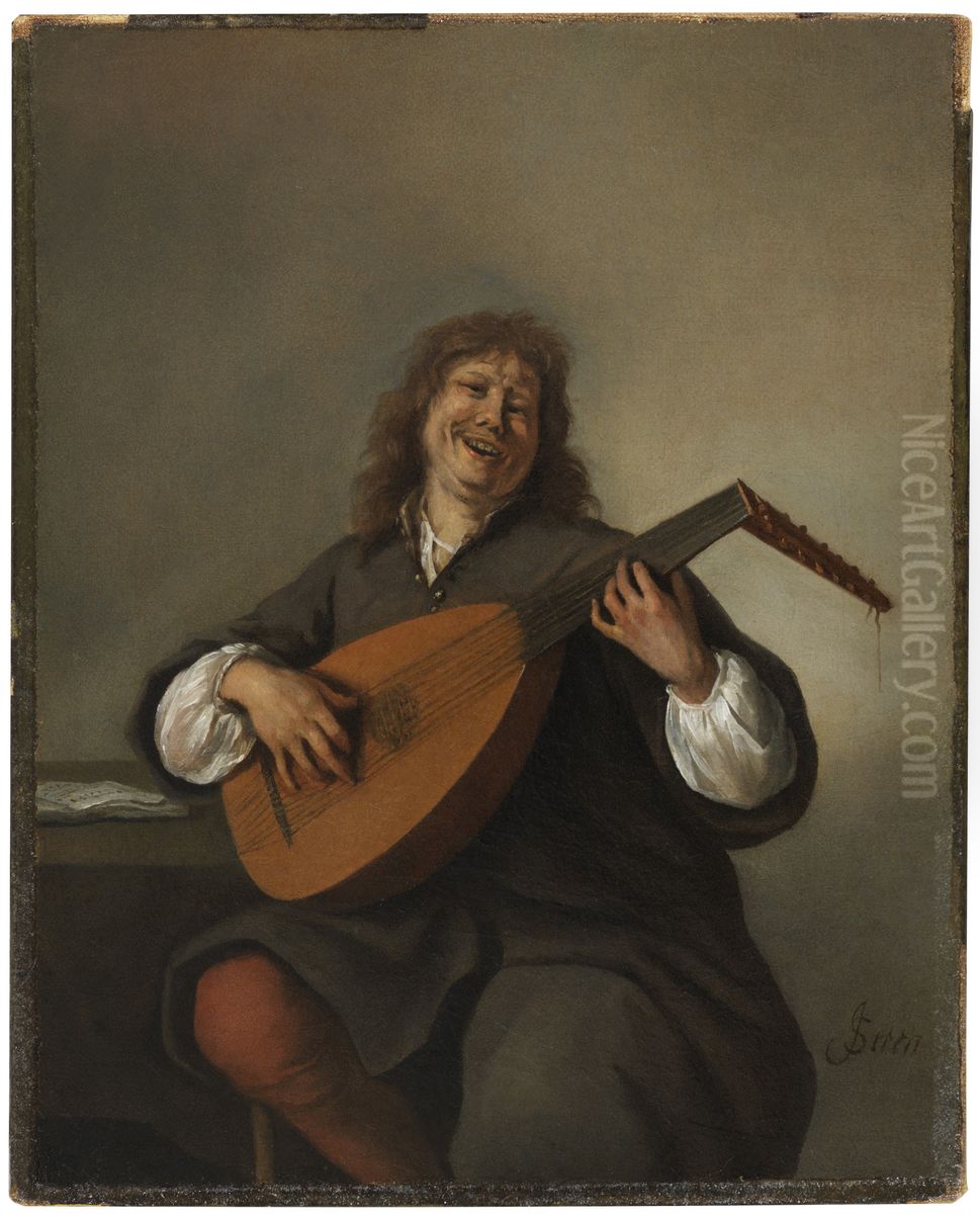 Sense of Hearing Oil Painting by Jan Steen