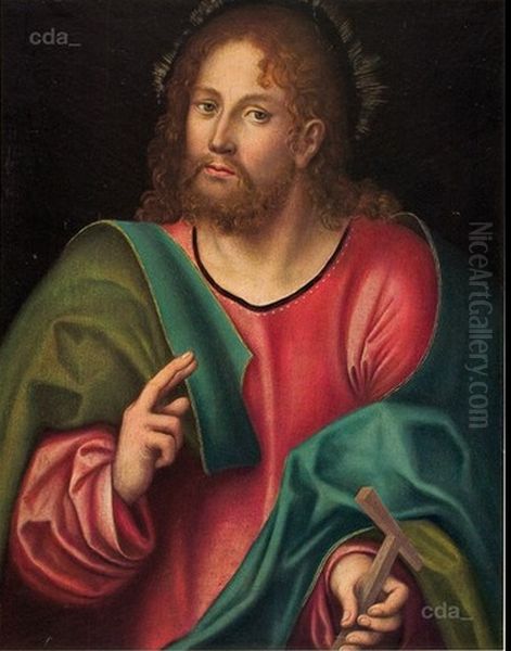Christus segnend Oil Painting by Lucas Cranach the Elder