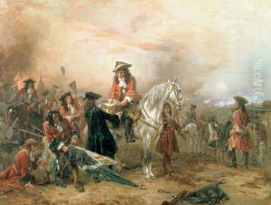 Duke of Marlboroughsigning the Despatch atBlenheim