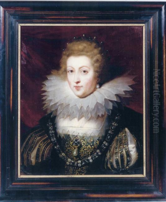 Portrait of Anna van Habsburg (1601-1666), after 1625 Oil Painting by (studio of) Rubens, Peter Paul