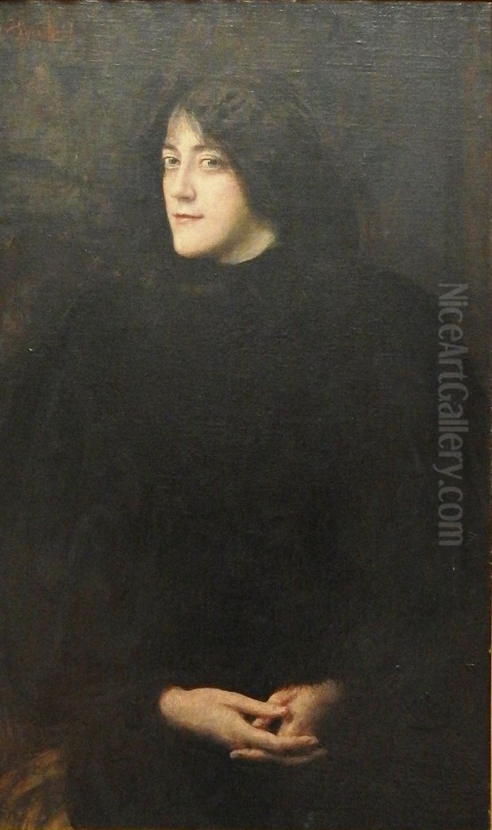 Bergljot Bratland Oil Painting by Hans Heyerdahl