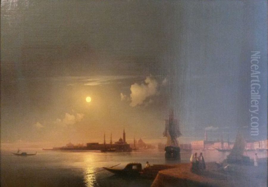 Night in Venice Oil Painting by Ivan Aivazovsky