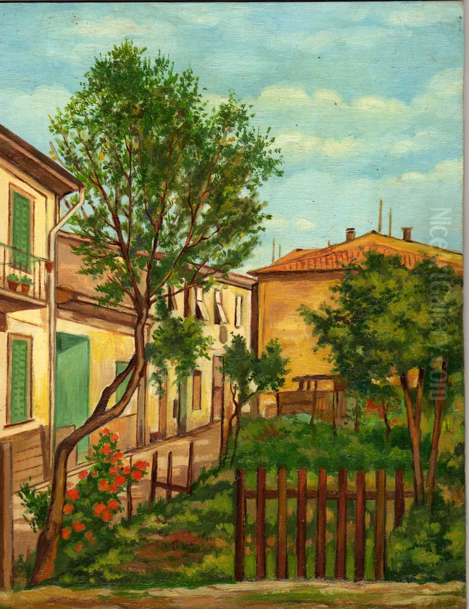 Via L.B. Alberti ad Empoli (FI). Oil Painting by unknown