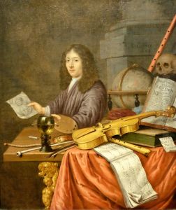 Self-portrait with a Vanitas Still-life