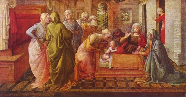 Ambrosius-Legende Oil Painting by Filippo Lippi