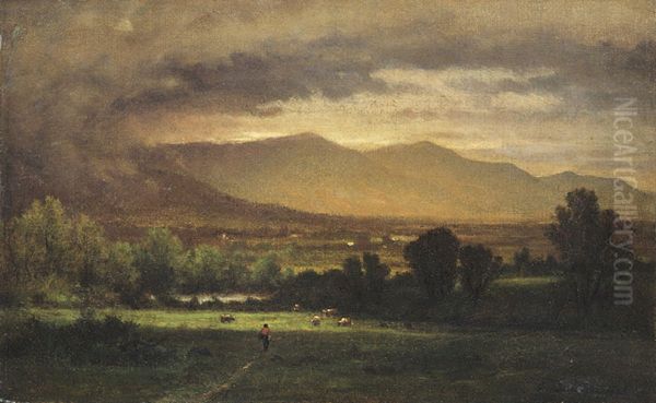 Delaware Valley (Brigham Young) Oil Painting by George Inness