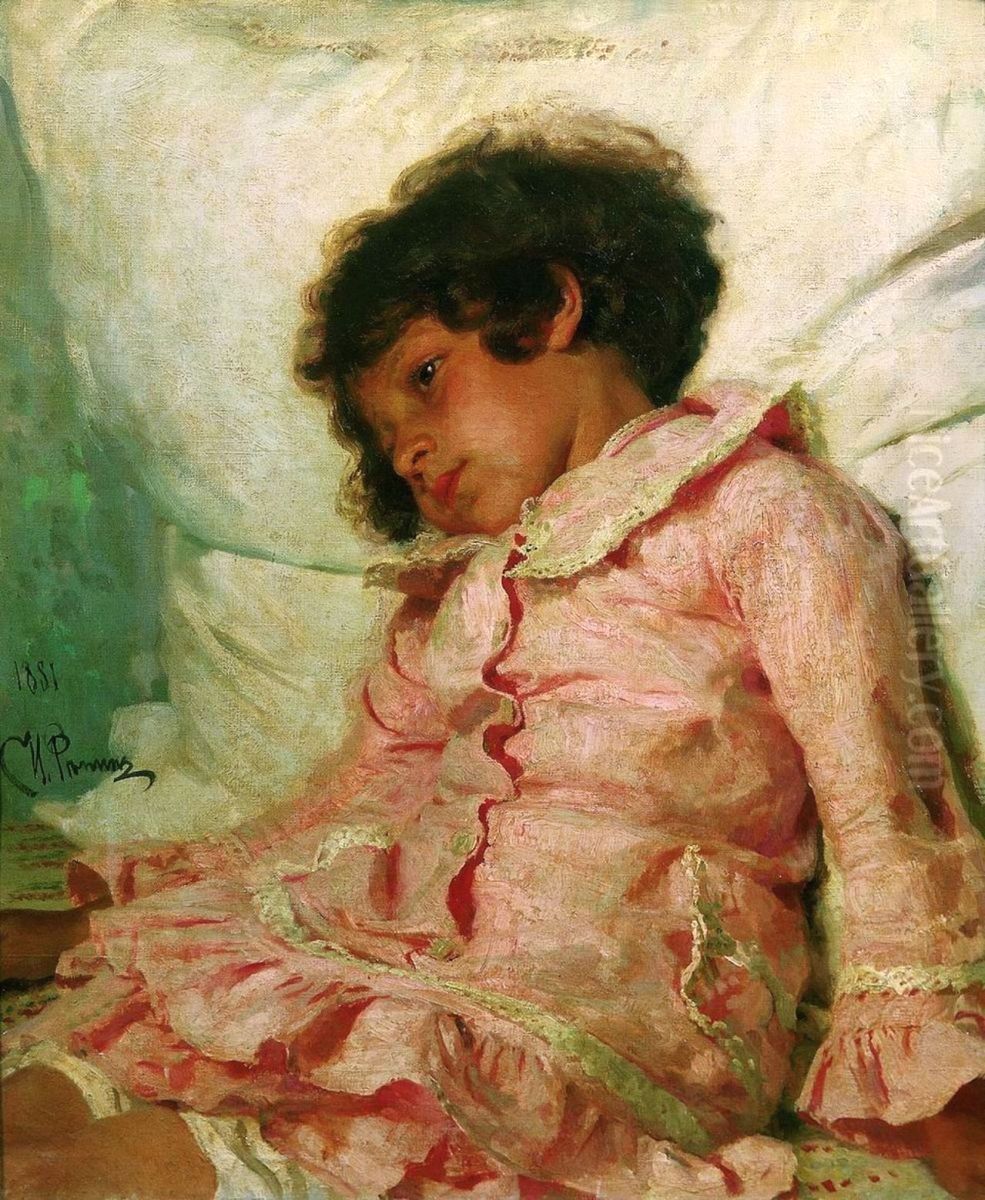 <<Nada Repina>> Oil Painting by Repin Iliya