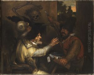 Fighting Card Players and Death
