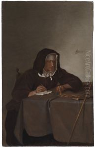 Woman Counting Coins