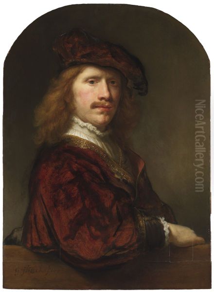 Self-Portrait Oil Painting by Govert Flinck
