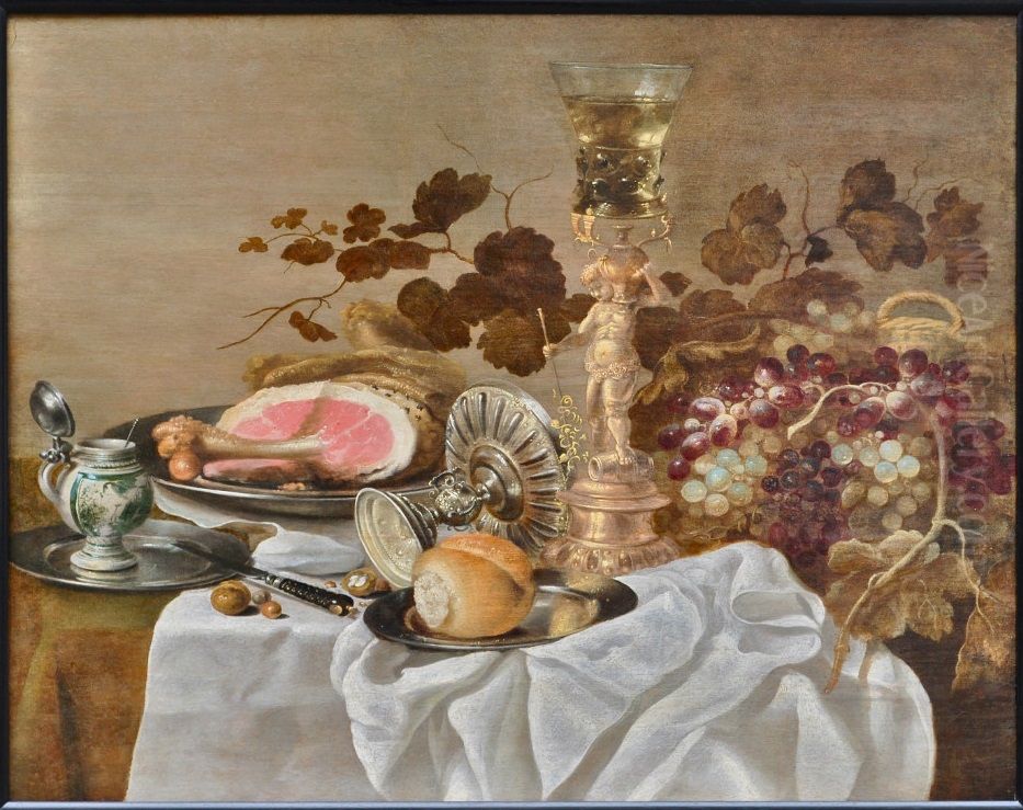 Pronk Still Life Oil Painting by Roelof Koets